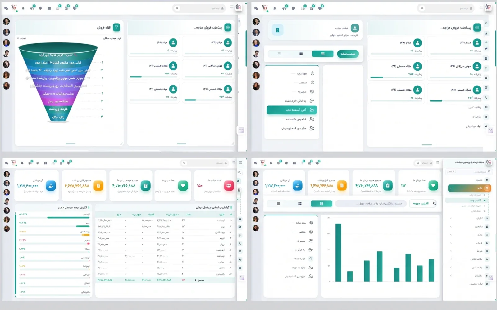 مدیریت جذب و پیگیری بیمار — CRM مینادنت